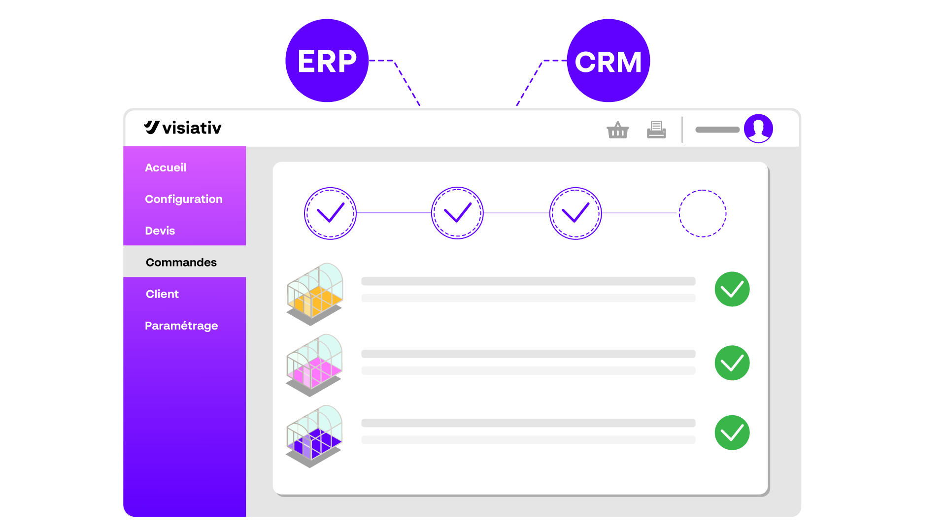 screenshot of Visiativ CPQ
